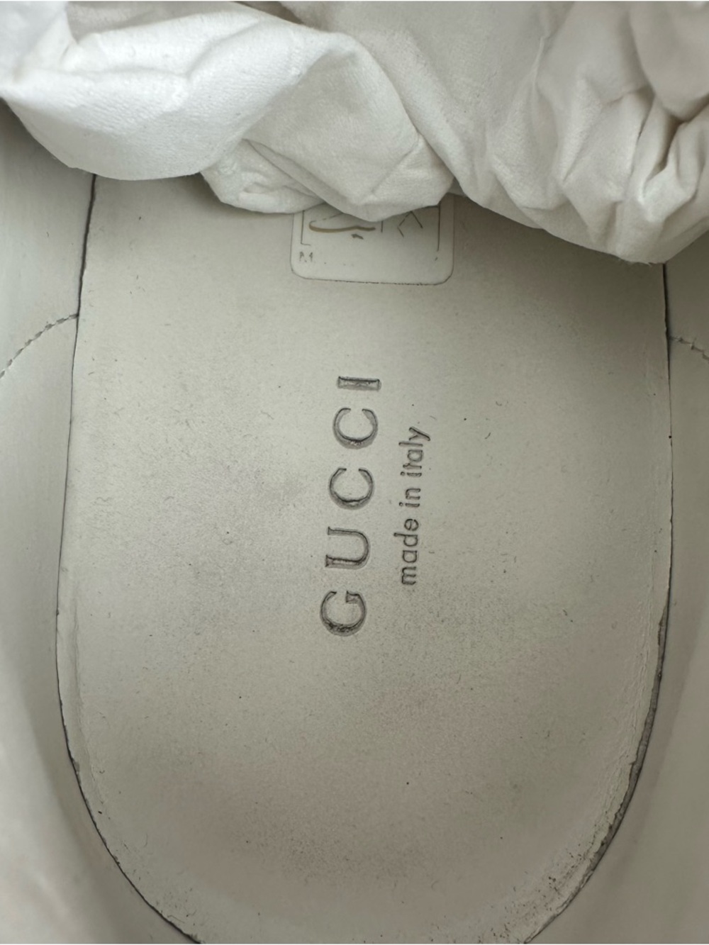 Gucci Ace Perforated Interlocking G Sneakers Size: 37 - Picture 6 of 16